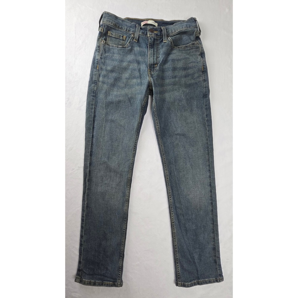 Signature by Levi Strauss Men 30x30 Blue Straight Leg Waterless Jeans 58988-0048